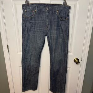 Levi’s Men's 569 Loose Straight Jeans in Medium Wash Size 36 Waist 34 Length GUC